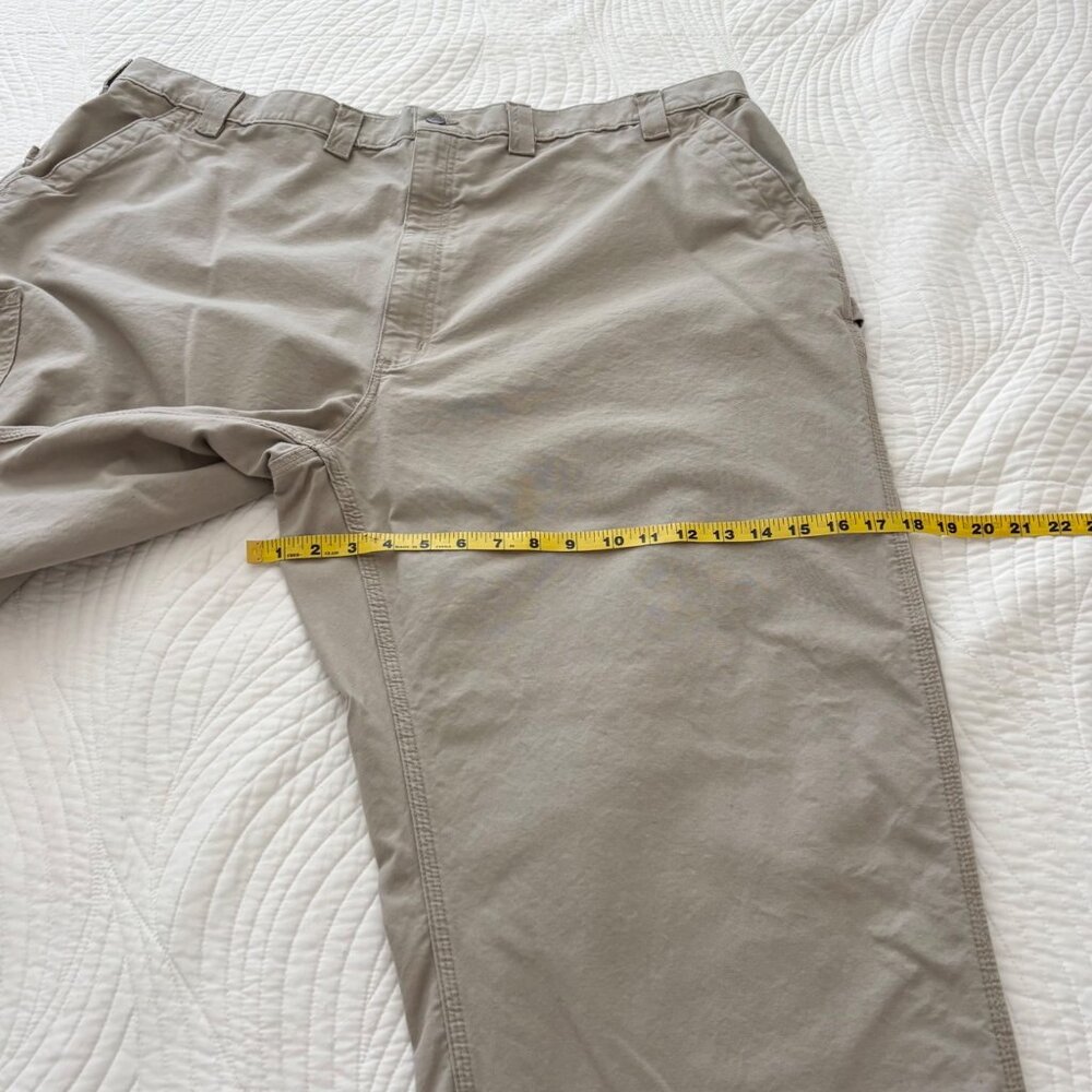 Carhartt B151 Work Pants Men’s 50x32 Tan Loose Fit Utility Cotton - Picture 12 of 13